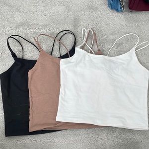 strappy Abercrombie cropped tank